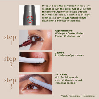 Deluxe Heated Eyelash Curler - TESTER