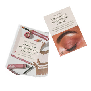 complimentary brow fill card (50/pk) - 550014