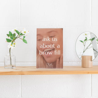 shelf talker: ask us | consciously made beauty - 550016A