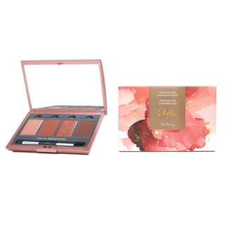 chella + velabeauty blushing rose eyeshadow palette - tester