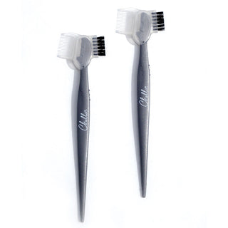 razor with brush & comb cap 2pk